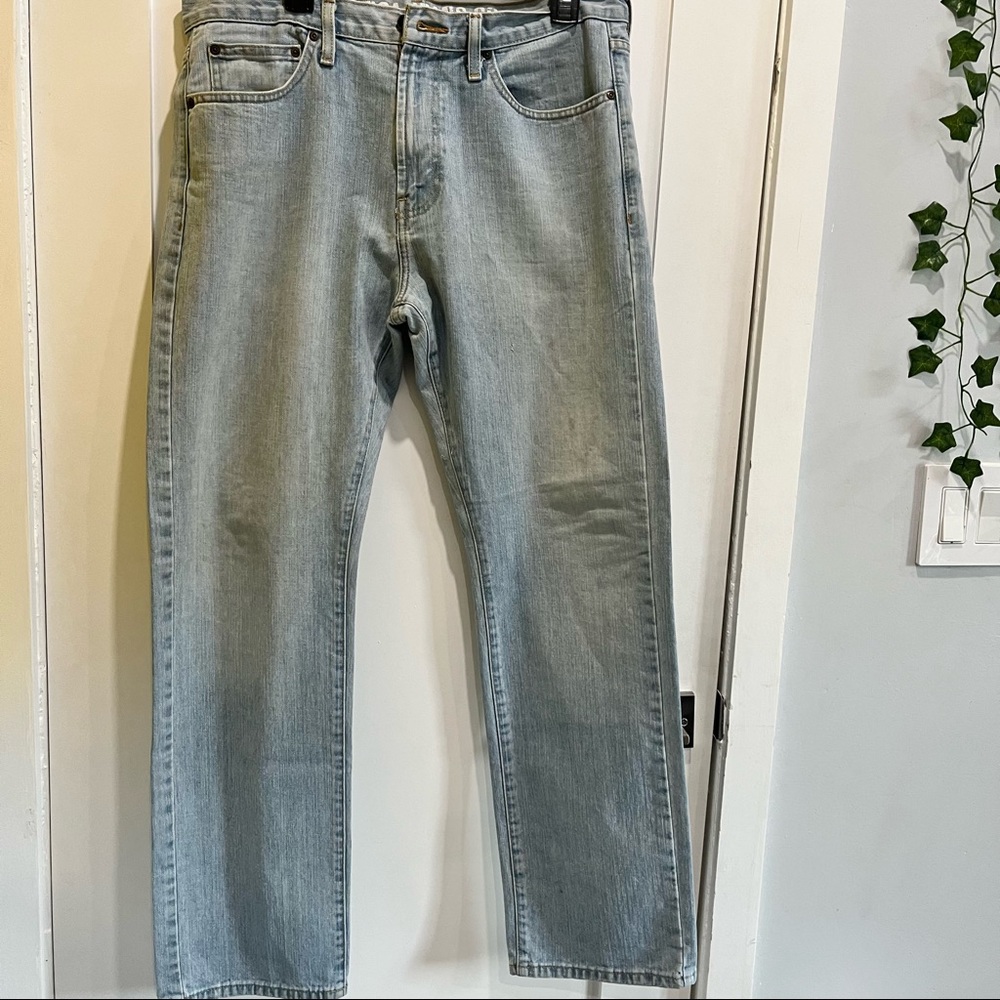 Mens Nautica Light Blue Jeans 34x32 Relaxed Fit